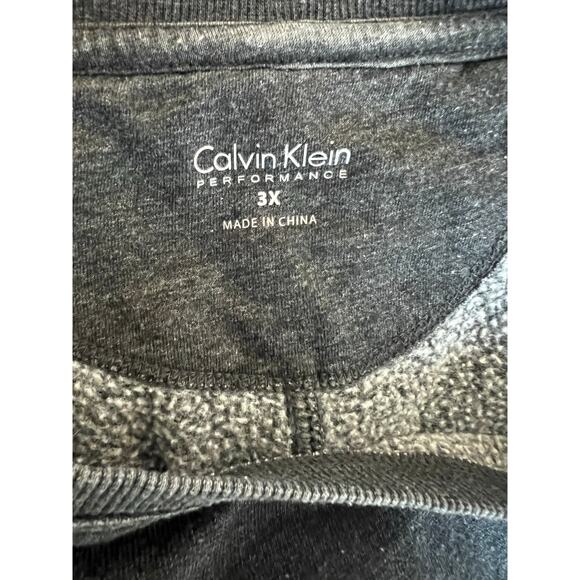 Calvin Klein Washed Black Cold Shoulder Long Sleeve Crew Neck Sweatshirt 3X - Picture 7 of 9